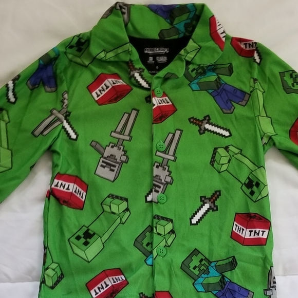 Boys Minecraft Pajama Set - Picture 2 of 9